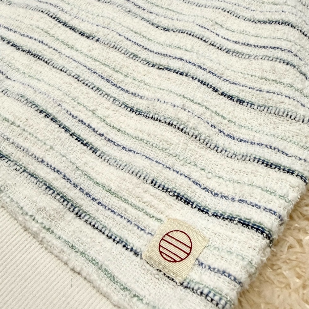 Marine Layer Blue and Green Striped Top